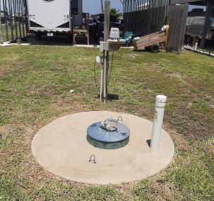 R/V site septic tank